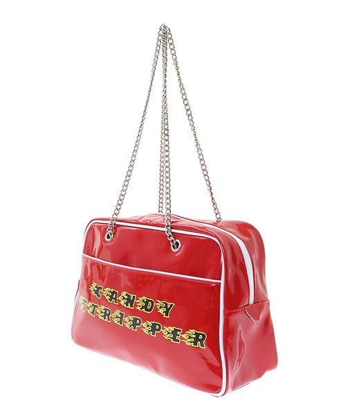 Candy Stripper（キャンディストリッパー）の「CANDY FIRE LOGO バッグ（ハンドバッグ・レディース・ブラック/レッド・FREE）」の3枚目の写真