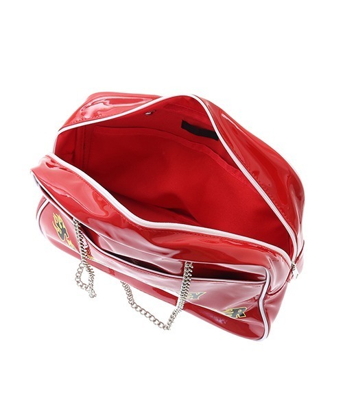 Candy Stripper（キャンディストリッパー）の「CANDY FIRE LOGO バッグ（ハンドバッグ・レディース・ブラック/レッド・FREE）」の9枚目の写真