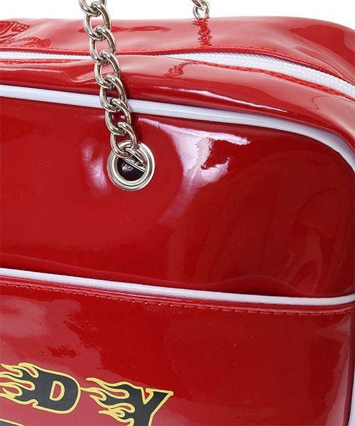 Candy Stripper（キャンディストリッパー）の「CANDY FIRE LOGO バッグ（ハンドバッグ・レディース・ブラック/レッド・FREE）」の8枚目の写真