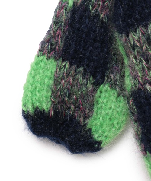 ADAM ET ROPE'(アダムエロペ)の「【Les tricots d'O!】Cardigan(カーディガン/ボレロ・レディース・ブラック/グリーン・1)」の12枚目の写真