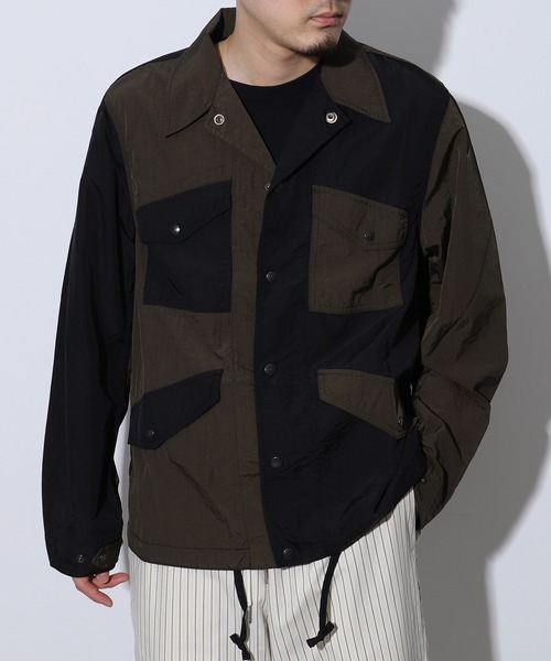 styles(スタイルス)の「EASTLOGUE MECHANIC JACKET 1720SSJK05(ナイロンジャケット・メンズ・カーキ・MEDIUM/LARGE)」の1枚目の写真