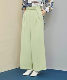 ワンタックワイドパンツ