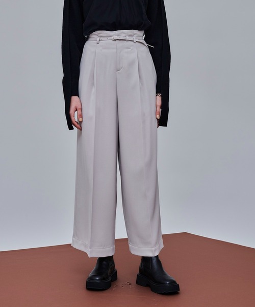 ワンタックワイドパンツ（スラックス）｜UNITED TOKYO（ユナイテッド