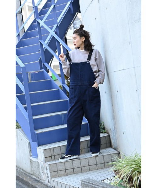 sudoサロペット ネイビー NAVY（ネイビー）の「オーバーオール（サロペット/オーバーオール