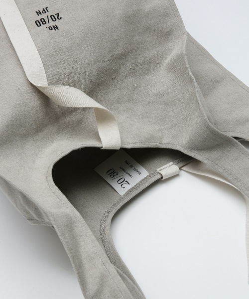 20/80(テゥエンティーエイティー)の「【20/80】トゥエンティーエイティー/LINEN CANVAS #10 GROCERY BAG M(ショルダーバッグ・レディース・ベージュ・FREE)」の5枚目の写真