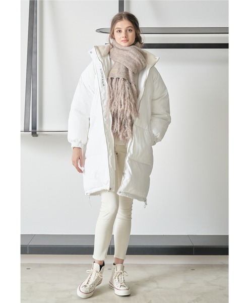 Oversized Fringe Fringe Alexia Scarf オーバーサイズフリンジスカーフ マフラー Alexia Stam アリシアスタン のファッション