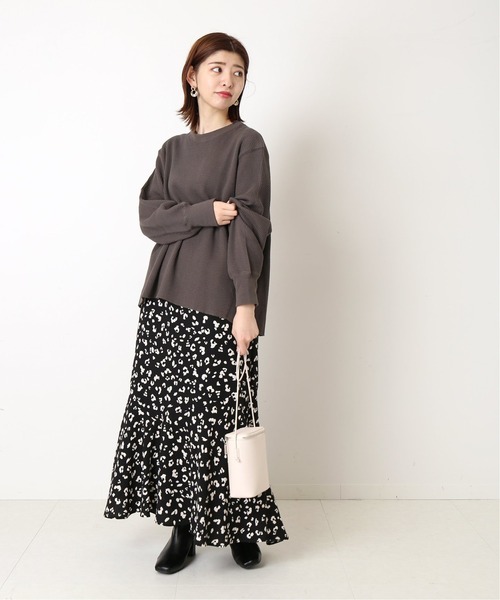 Simplicite(サンプリシテ)の「レオパードマーメイドスカート◆(スカート・レディース・ブラック/アイボリー・FREE)」の12枚目の写真