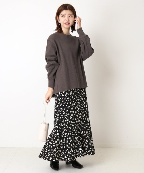 Simplicite(サンプリシテ)の「レオパードマーメイドスカート◆(スカート・レディース・ブラック/アイボリー・FREE)」の13枚目の写真