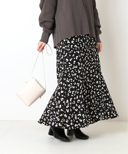 Simplicite(サンプリシテ)の「レオパードマーメイドスカート◆(スカート・レディース・ブラック/アイボリー・FREE)」の14枚目の写真