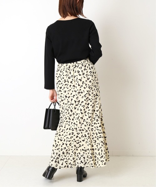 Simplicite(サンプリシテ)の「レオパードマーメイドスカート◆(スカート・レディース・ブラック/アイボリー・FREE)」の11枚目の写真