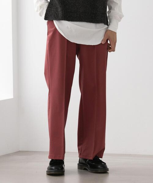 FEELING MADE（フィーリングメイド）の「FEELING MADE ストレッチポンチ センターシーム パンツ（スラックス・レディース・ブラック/ライラック/ナチュラル/ダークグリーン/ブラウン/ピンク/オリーブ・LARGE/SMALL/MEDIUM）」の9枚目の写真