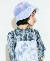 Candy Stripper | TENDER RIBBON SEE THROUGH バケットハット(ハット)