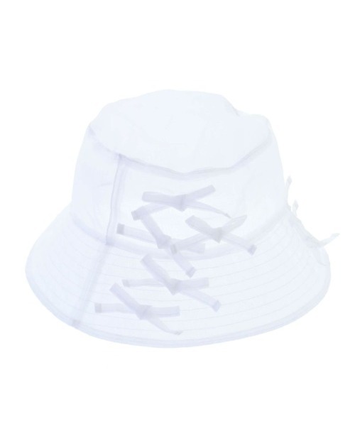 Candy Stripper（キャンディストリッパー）の「TENDER RIBBON SEE THROUGH バケットハット（ハット・レディース・オフホワイト/ブラック・FREE）」の7枚目の写真
