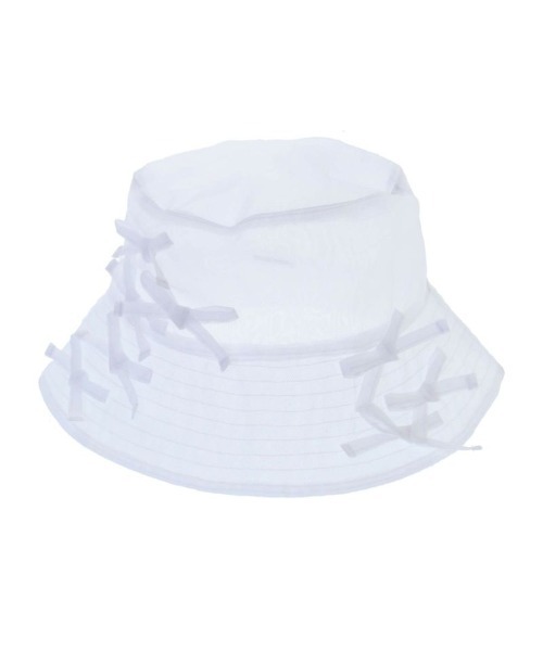 Candy Stripper（キャンディストリッパー）の「TENDER RIBBON SEE THROUGH バケットハット（ハット・レディース・オフホワイト/ブラック・FREE）」の9枚目の写真