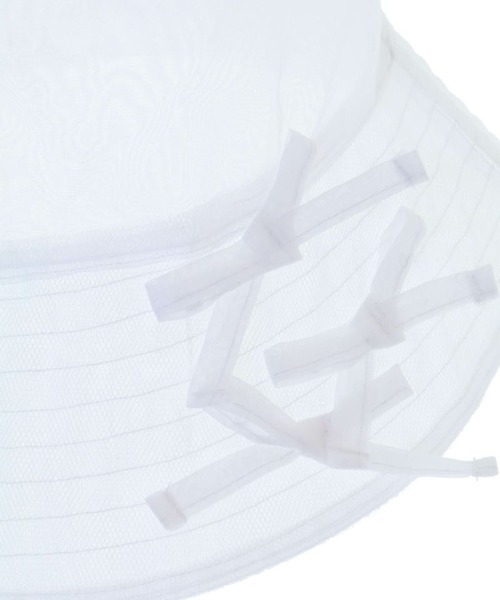 Candy Stripper（キャンディストリッパー）の「TENDER RIBBON SEE THROUGH バケットハット（ハット・レディース・オフホワイト/ブラック・FREE）」の5枚目の写真