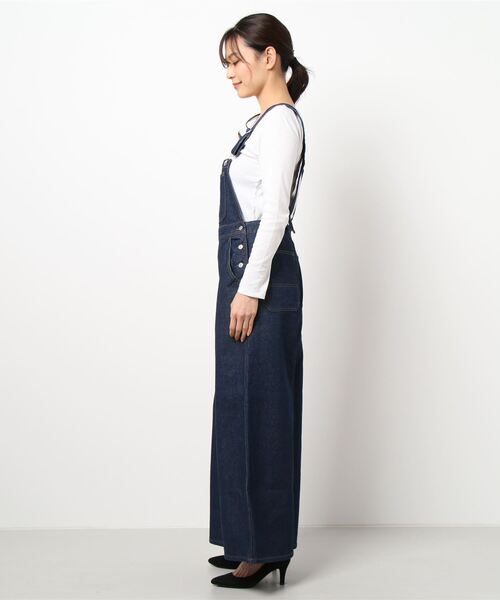 PICCIN（ピッチン）の「デニムクロスベルトオーバーオール（サロペット/オーバーオール・レディース・ネイビー・M）」の12枚目の写真