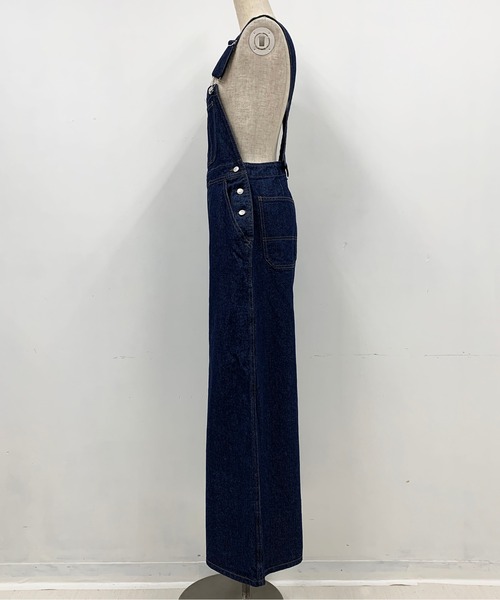 PICCIN（ピッチン）の「デニムクロスベルトオーバーオール（サロペット/オーバーオール・レディース・ネイビー・M）」の3枚目の写真