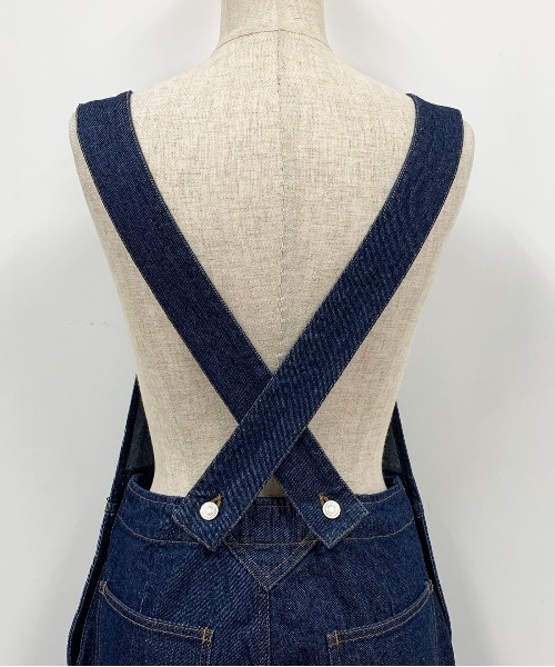 PICCIN（ピッチン）の「デニムクロスベルトオーバーオール（サロペット/オーバーオール・レディース・ネイビー・M）」の6枚目の写真