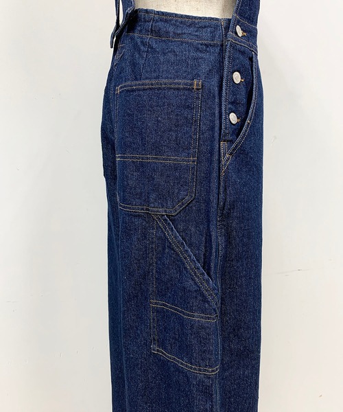 PICCIN（ピッチン）の「デニムクロスベルトオーバーオール（サロペット/オーバーオール・レディース・ネイビー・M）」の9枚目の写真