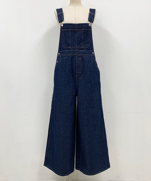 PICCIN（ピッチン）の「デニムクロスベルトオーバーオール（サロペット/オーバーオール・レディース・ネイビー・M）」の2枚目の写真