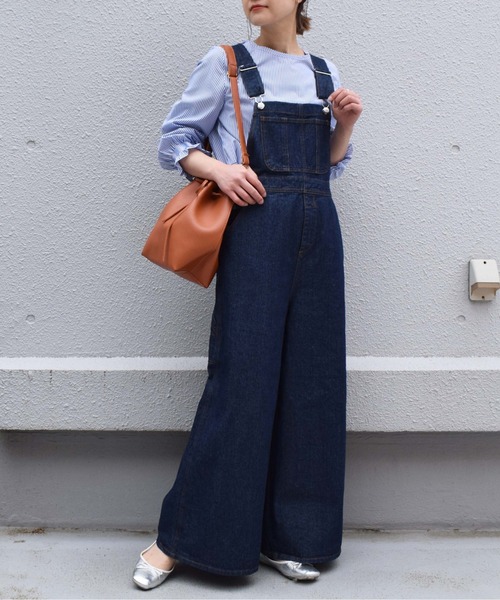 PICCIN（ピッチン）の「デニムクロスベルトオーバーオール（サロペット/オーバーオール・レディース・ネイビー・M）」の19枚目の写真