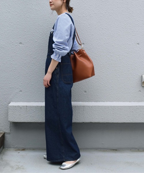 PICCIN（ピッチン）の「デニムクロスベルトオーバーオール（サロペット/オーバーオール・レディース・ネイビー・M）」の20枚目の写真