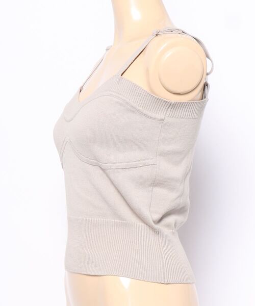 ENVYM（アンビー）の「ＣＤ×ＣａｍｉアンサンブルＫｎｉｔ（ニット/セーター・レディース・ホワイト/ブラック/グレー・FREE）」の18枚目の写真