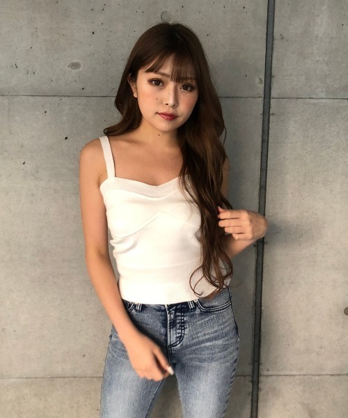 ENVYM（アンビー）の「ＣＤ×ＣａｍｉアンサンブルＫｎｉｔ（ニット/セーター・レディース・ホワイト/ブラック/グレー・FREE）」の5枚目の写真