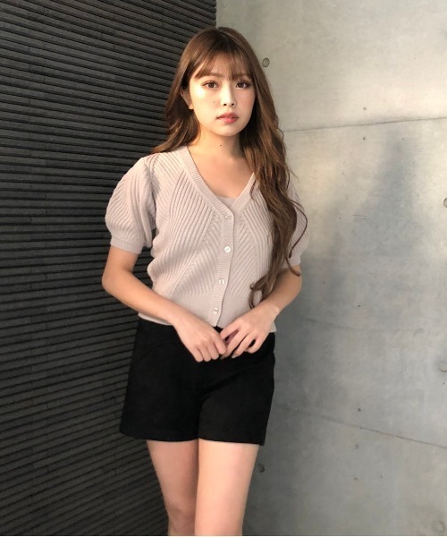 ENVYM（アンビー）の「ＣＤ×ＣａｍｉアンサンブルＫｎｉｔ（ニット/セーター・レディース・ホワイト/ブラック/グレー・FREE）」の14枚目の写真