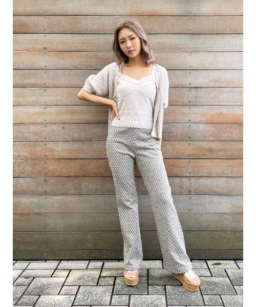 ENVYM（アンビー）の「ＣＤ×ＣａｍｉアンサンブルＫｎｉｔ（ニット/セーター・レディース・ホワイト/ブラック/グレー・FREE）」の22枚目の写真