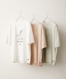 【DOMDOM×KEN KAGAMIコラボ】フロントビッグプリントTシャツ