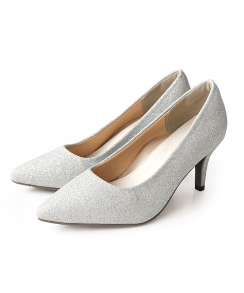 AmiAmi(アミアミ)の「ワンランク上の履き心地!走れるポインテッドトゥパンプス/7cmヒール/生地巻きヒール(パンプス・レディース・ライトグレー/ブラック/ベージュ/イエロー/ブラック系その他/アイボリー/パイソン/ベージュ系その他/ライトカーキ/グレイッシュベージュ/シルバー系その他/ピンクベージュ・38/39/35/36/37)」の19枚目の写真