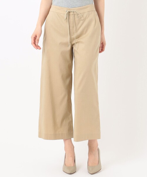 J.PRESS Ladies（J.プレス レディス）の「【洗える】FITTY FLAX ワイドパンツ（その他パンツ・レディース・ブラウン系/ベージュ系/ネイビー系・S/XS/XXS）」の15枚目の写真