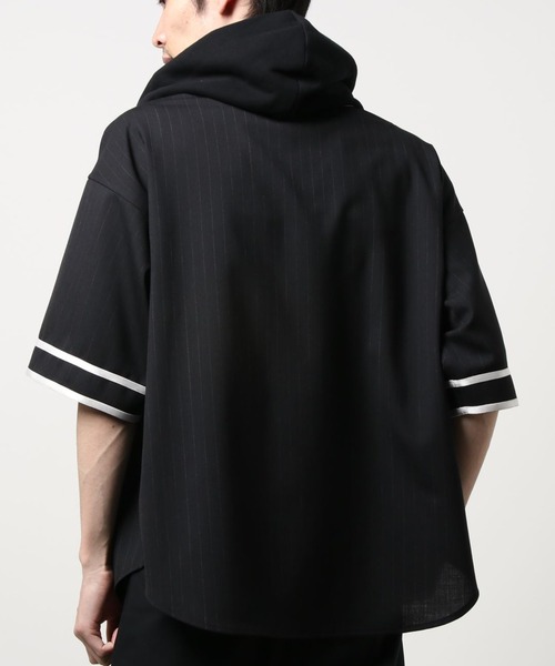 kudos（クードス）の「KUDOS/クードス/テイラードベースボールシャツ/TAILORD BASEBALL SHIRT（シャツ/ブラウス・メンズ・ブラック・2）」の3枚目の写真