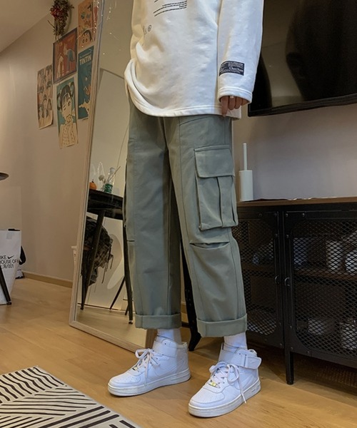 ACT(アクト)の「【ACT -fascination design-】サイドポケットカーゴパンツ(カーゴパンツ・メンズ・ブラック/カーキ・M/L/XL)」の4枚目の写真