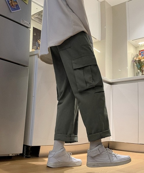 ACT(アクト)の「【ACT -fascination design-】サイドポケットカーゴパンツ(カーゴパンツ・メンズ・ブラック/カーキ・M/L/XL)」の7枚目の写真