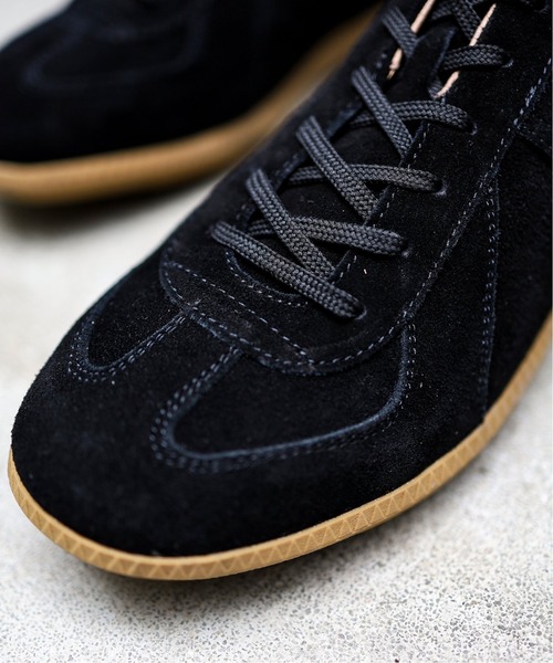 417 EDIFICE（フォーワンセブンエディフィス）の「【GERMAN TRAINER / ジャーマントレーナー】SUEDE（スニーカー・メンズ・チャコールグレー/ブラック・40/41/42/43）」の22枚目の写真