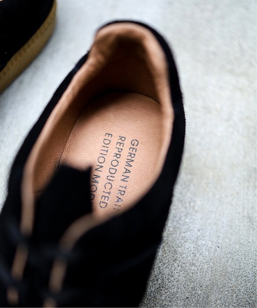 417 EDIFICE（フォーワンセブンエディフィス）の「【GERMAN TRAINER / ジャーマントレーナー】SUEDE（スニーカー・メンズ・チャコールグレー/ブラック・40/41/42/43）」の7枚目の写真