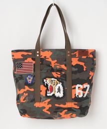 【Polo Ralph Lauren】タイガーパッチ カモ キャンバス ダッフル Polo Ralph Lauren】タイガーパッチ カモ キャンバス ダッフル