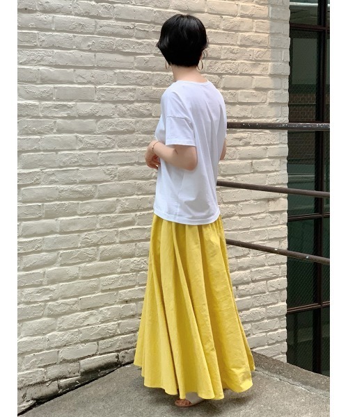 BEARDSLEY（ビアズリー）の「綿麻ギャザースカート（スカート・レディース・パープル/イエロー・FREE）」の17枚目の写真