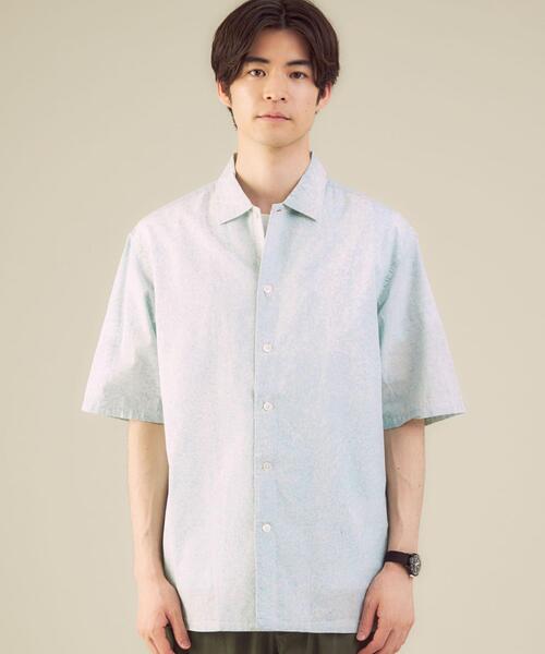 green label relaxing(グリーンレーベルリラクシング)の「SC インド ブレンダー バティック 半袖 シャツ(シャツ/ブラウス・メンズ・ロイヤルブルー/マスタード/ライトブルー・MEDIUM/LARGE/X-LARGE/SMALL)」の9枚目の写真