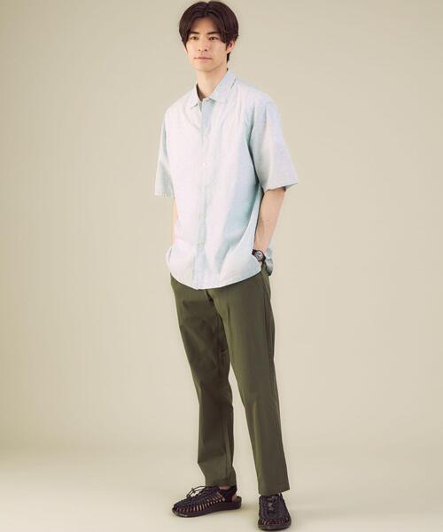 green label relaxing(グリーンレーベルリラクシング)の「SC インド ブレンダー バティック 半袖 シャツ(シャツ/ブラウス・メンズ・ロイヤルブルー/マスタード/ライトブルー・MEDIUM/LARGE/X-LARGE/SMALL)」の12枚目の写真