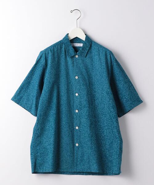 green label relaxing(グリーンレーベルリラクシング)の「SC インド ブレンダー バティック 半袖 シャツ(シャツ/ブラウス・メンズ・ロイヤルブルー/マスタード/ライトブルー・MEDIUM/LARGE/X-LARGE/SMALL)」の4枚目の写真