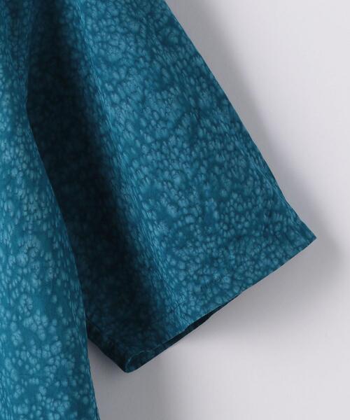 green label relaxing(グリーンレーベルリラクシング)の「SC インド ブレンダー バティック 半袖 シャツ(シャツ/ブラウス・メンズ・ロイヤルブルー/マスタード/ライトブルー・MEDIUM/LARGE/X-LARGE/SMALL)」の7枚目の写真