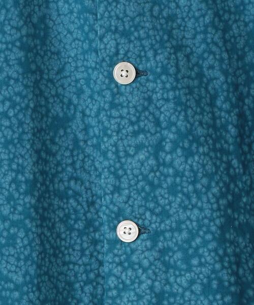 green label relaxing(グリーンレーベルリラクシング)の「SC インド ブレンダー バティック 半袖 シャツ(シャツ/ブラウス・メンズ・ロイヤルブルー/マスタード/ライトブルー・MEDIUM/LARGE/X-LARGE/SMALL)」の14枚目の写真