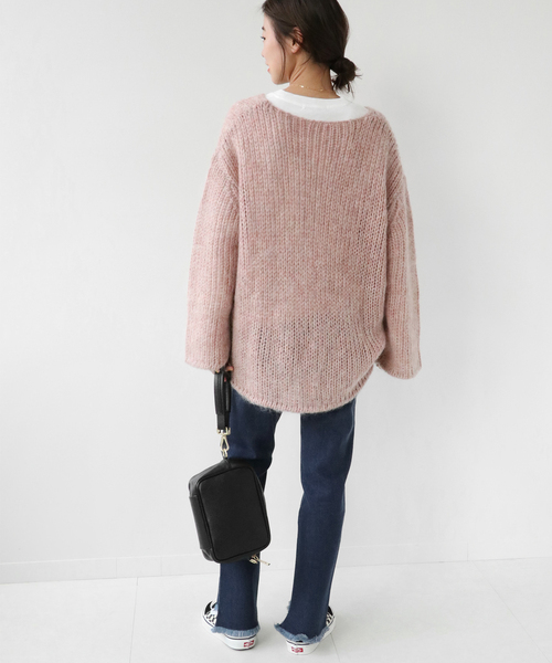 JOURNAL STANDARD relume(ジャーナルスタンダード レリューム)の「《追加2》ASYMMETRY HEMデニム◆(デニムパンツ・レディース・ネイビー/ブルー・40/38/36)」の5枚目の写真
