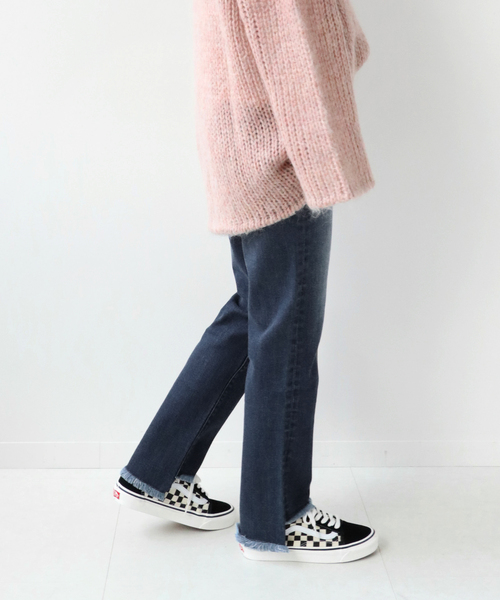 JOURNAL STANDARD relume(ジャーナルスタンダード レリューム)の「《追加2》ASYMMETRY HEMデニム◆(デニムパンツ・レディース・ネイビー/ブルー・40/38/36)」の8枚目の写真