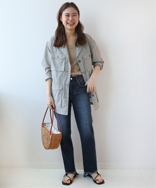 JOURNAL STANDARD relume(ジャーナルスタンダード レリューム)の「《追加2》ASYMMETRY HEMデニム◆(デニムパンツ・レディース・ネイビー/ブルー・40/38/36)」の10枚目の写真