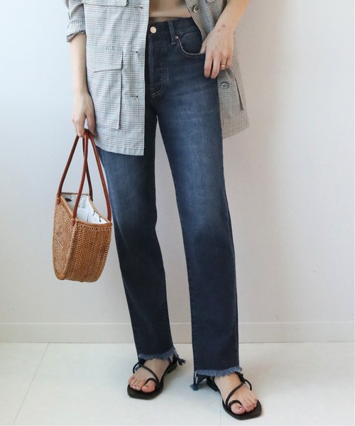 JOURNAL STANDARD relume(ジャーナルスタンダード レリューム)の「《追加2》ASYMMETRY HEMデニム◆(デニムパンツ・レディース・ネイビー/ブルー・40/38/36)」の11枚目の写真