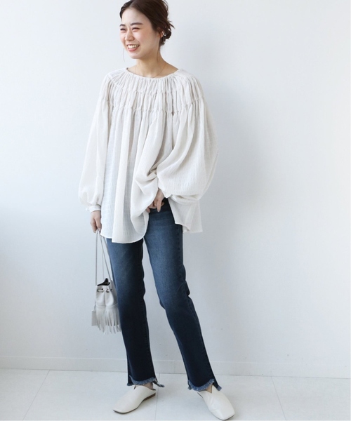 JOURNAL STANDARD relume(ジャーナルスタンダード レリューム)の「《追加2》ASYMMETRY HEMデニム◆(デニムパンツ・レディース・ネイビー/ブルー・40/38/36)」の13枚目の写真
